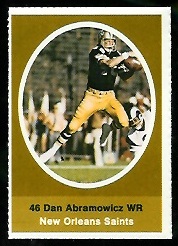 1972 Sunoco Stamps      392     Dan Abramowicz